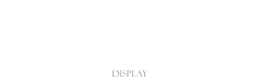 ディスプレイ DISPLAY